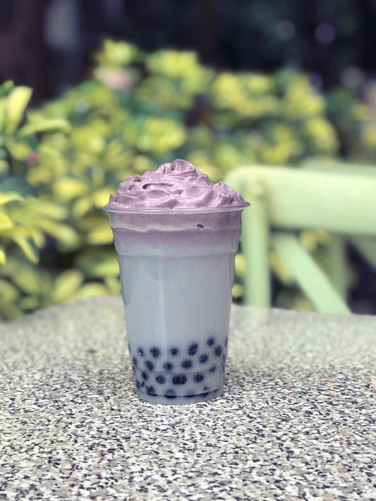 Taro cream-blue matcha y tapioca