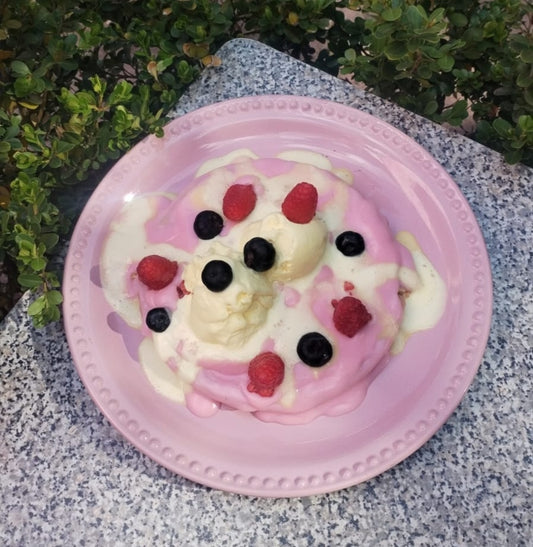 Pink waffle