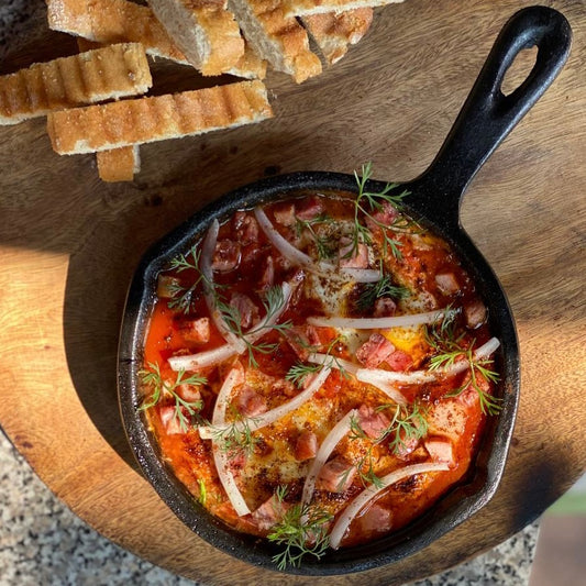 Shakshuka con tocino