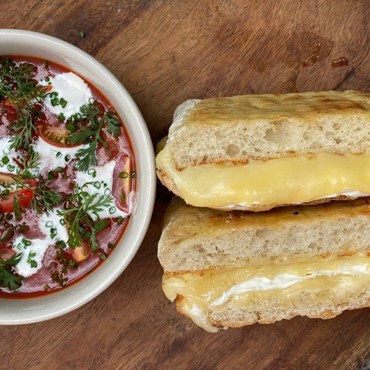 Grilled cheese & tomato soup